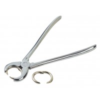 Pliers to press the ring of pig nose D40